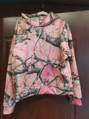 Pre-owned AKIMBO Womens Tree Print Hoodie | Trendy Streetwear Size M